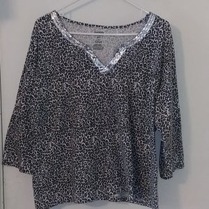 Casual animal print shirt.